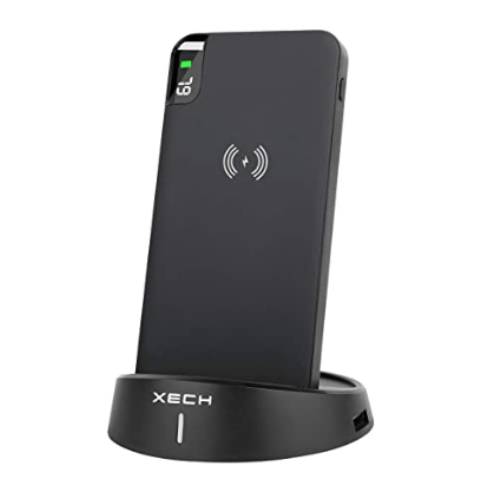 SATELLITE HUB WIRELESS POWER BANK WITH STAND 10000 MAH